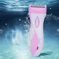 rechargeable womens shaver scraping razor waterproof lady shaving trimmer hair removal for female body leg bikini underarm