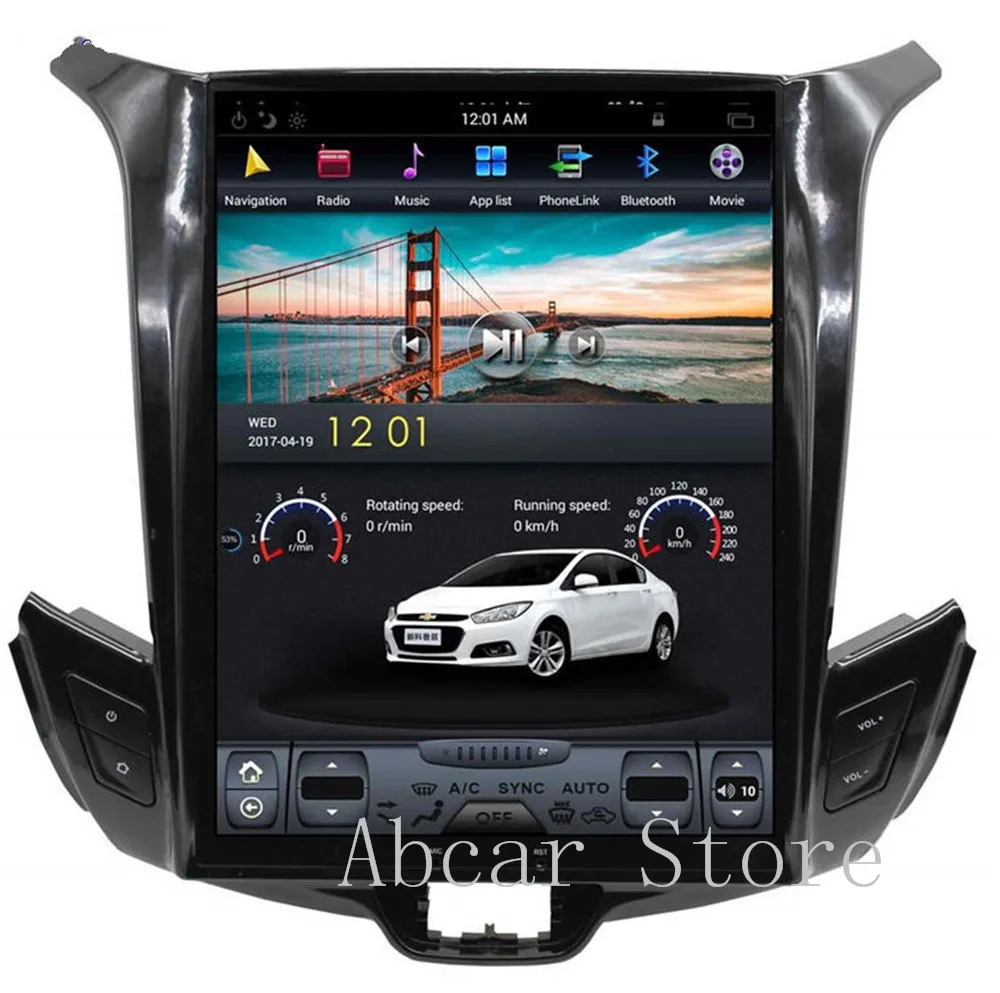 10 4 ''Tesla стиль Android 9 0 автомобильный dvd плеер GPS навигация для chevrolet cruze 2015-2018