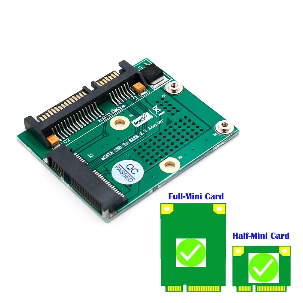 2 5 &quotSATA к mSATA SSD адаптер конвертер карты металлический Удлинительный кронштейн 3 V
