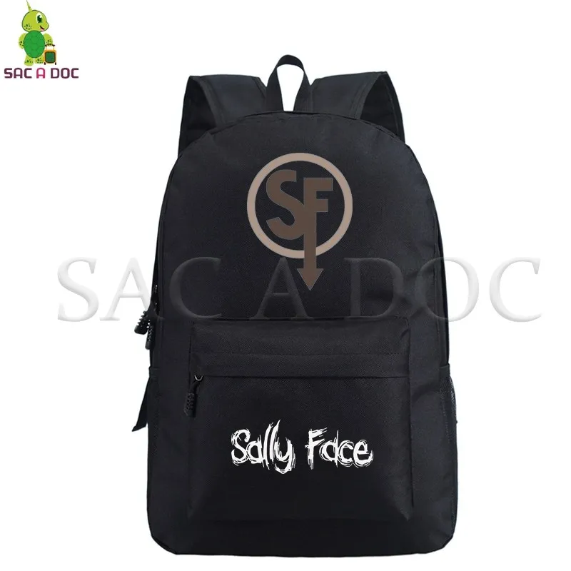 1 Повседневный Рюкзак Sally Face, рюкзак для ноутбука, школьные сумки для подростков мальчиков и девочек, повседневные Рюкзаки, рюкзак для путешествий - Цвет: 1