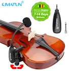 Профессиональный конденсаторный микрофон для скрипки KIMAFUN, 2,4G, беспроводной инструмент, гусиная шея