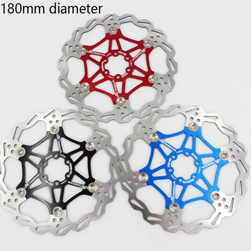1 шт. Накладка для горного велосипеда плавающий ротор 203 мм 180 160 шесть гвоздей