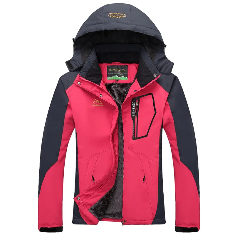

Autumn Winter Outdoor Men Camping Softshell Waterproof Windproof Jackets Climbing Trekking Hunting Ski Coat Male Sports Jackets