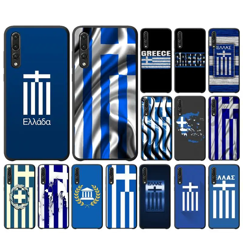 

FHNBLJ Greece Greek National Flags Phone Case for Huawei P30 40 20 10 8 9 lite pro plus Psmart2019