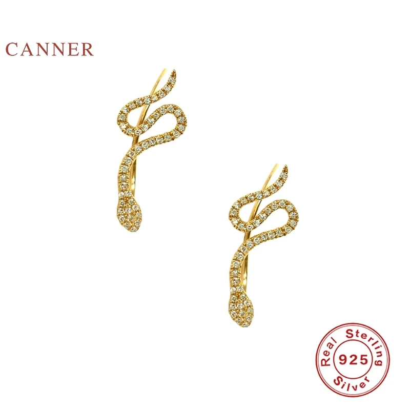 

Женские серьги-гвоздики из серебра 925 пробы в виде змеи