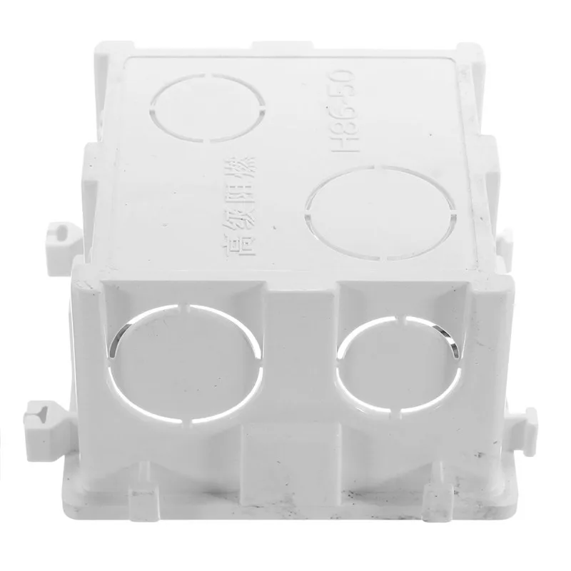 Универсальная белая распределительная коробка для монтажа в стену 86*86 мм 86 |