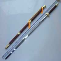 martial arts exercise two handed sword in old two handed sword chinese longquan sword
