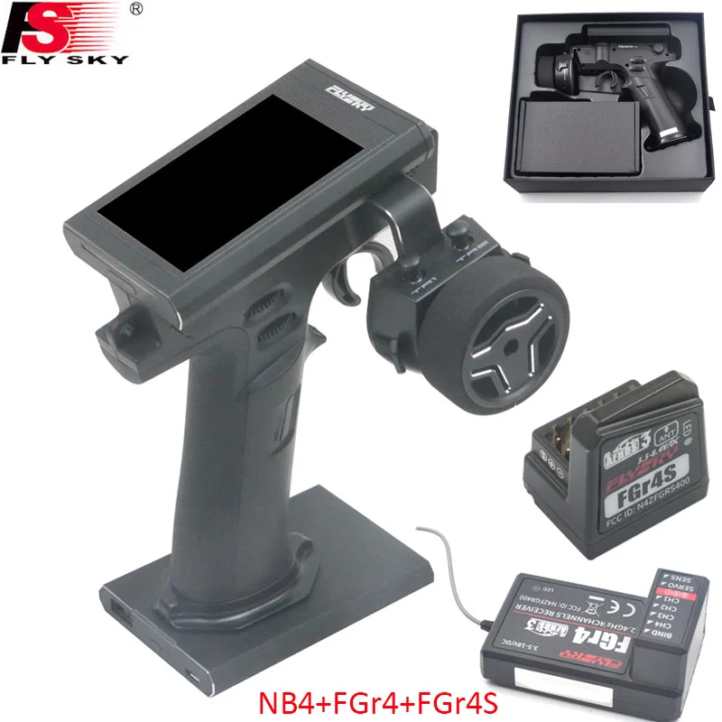 Радиоприемник Flysky с дистанционным управлением передатчик FGR4 и FGR4S 2 4G 4CH HVGA 3 5 &quotTFT