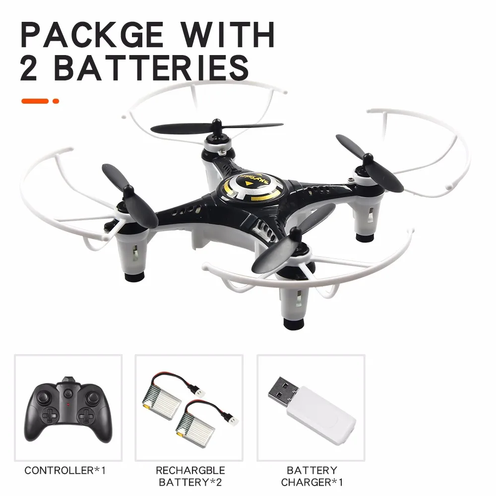 Светильник 2 4G Mini RC drone 6 осевой 4CH вертолет с одной кнопкой режим Безголового