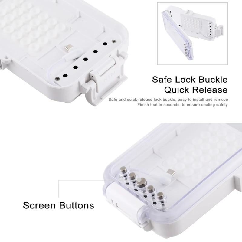 45 м водонепроницаемый корпус для дайвинга фото видео съемки подводный чехол Galaxy