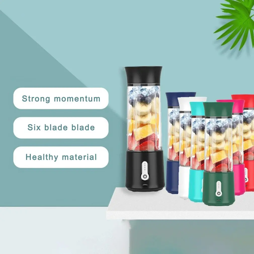 500 мл портативный блендер персональный для коктейлей миксер фруктового сока