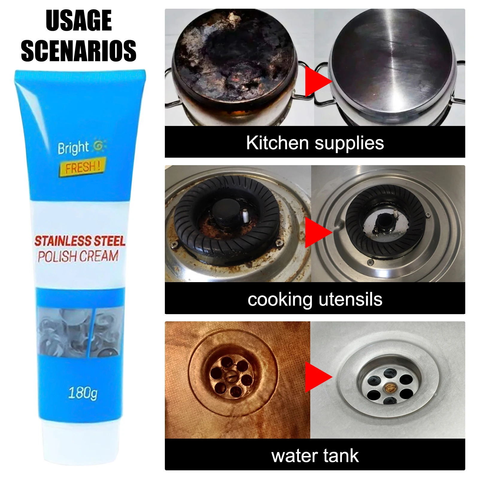 Приспособление для чистки духовки кухонная посуда из нержавеющей стали паста