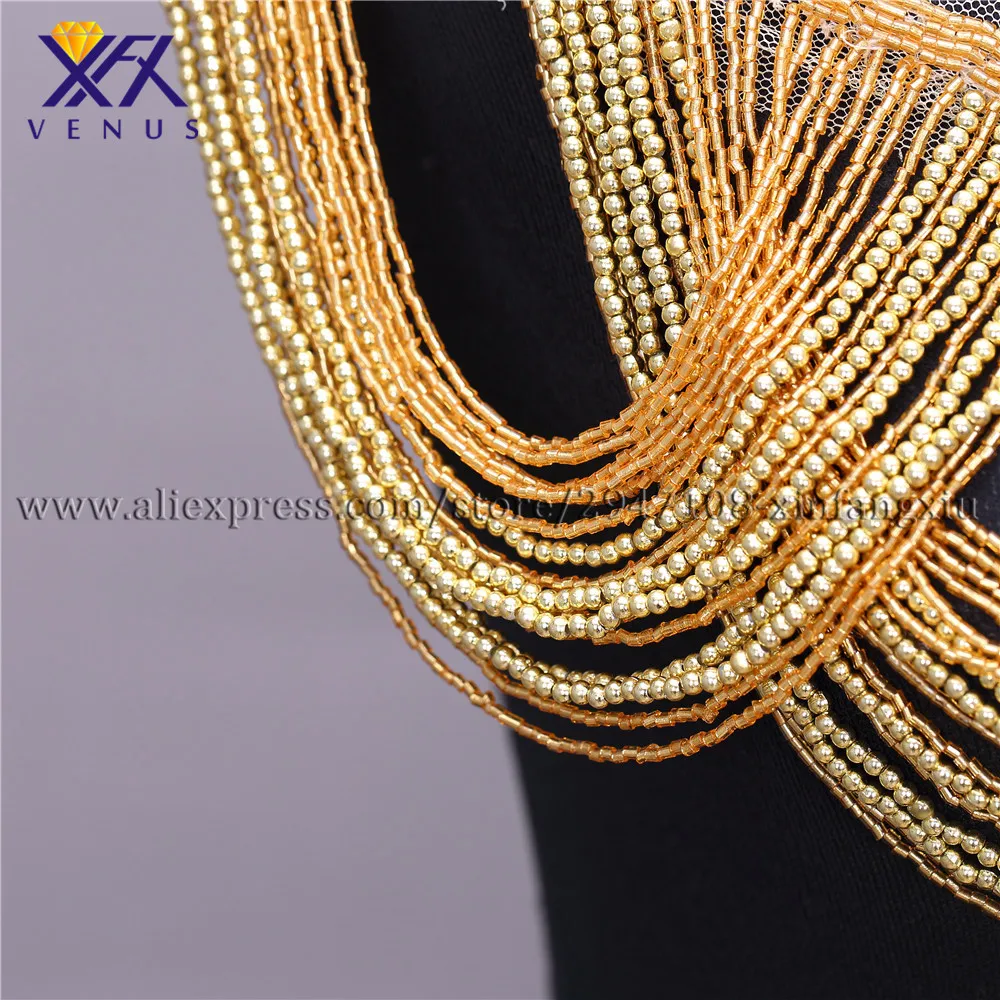 XFX VENUS Горячая Распродажа Новая женская свадебная одежда вышитая кристаллами