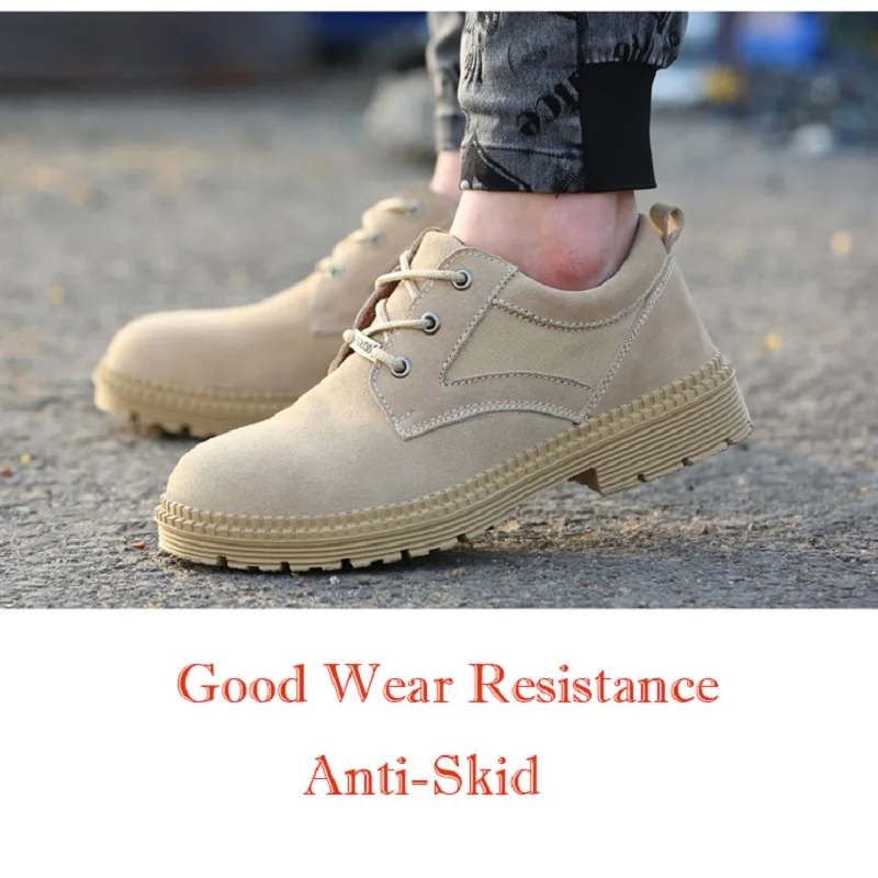 Factory hot sale safety shoes work steel toe non slip for Protective footwear | Safety Shoe Boots