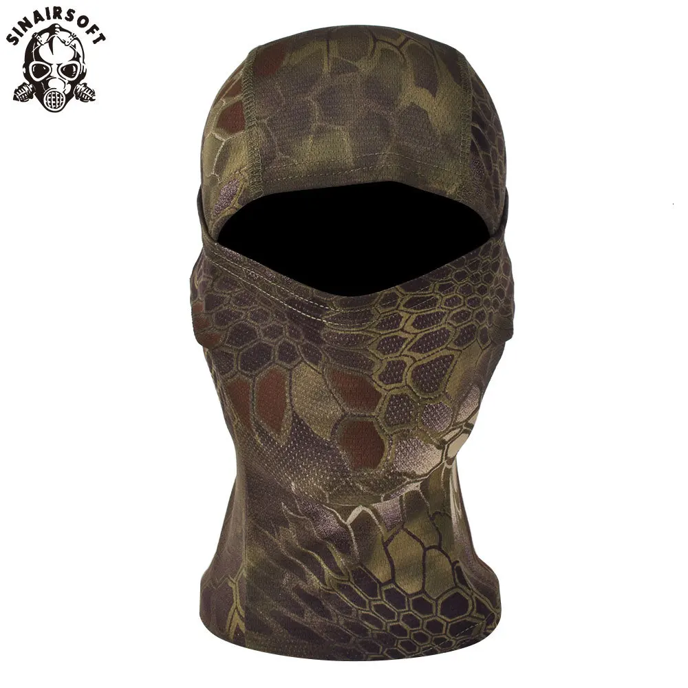 SINAIRSOFT воздухопроницаемая тактическая маска для страйкбола, пейнтбола, маска для всего лица, мотоциклетные охотничьи шапки LY1300