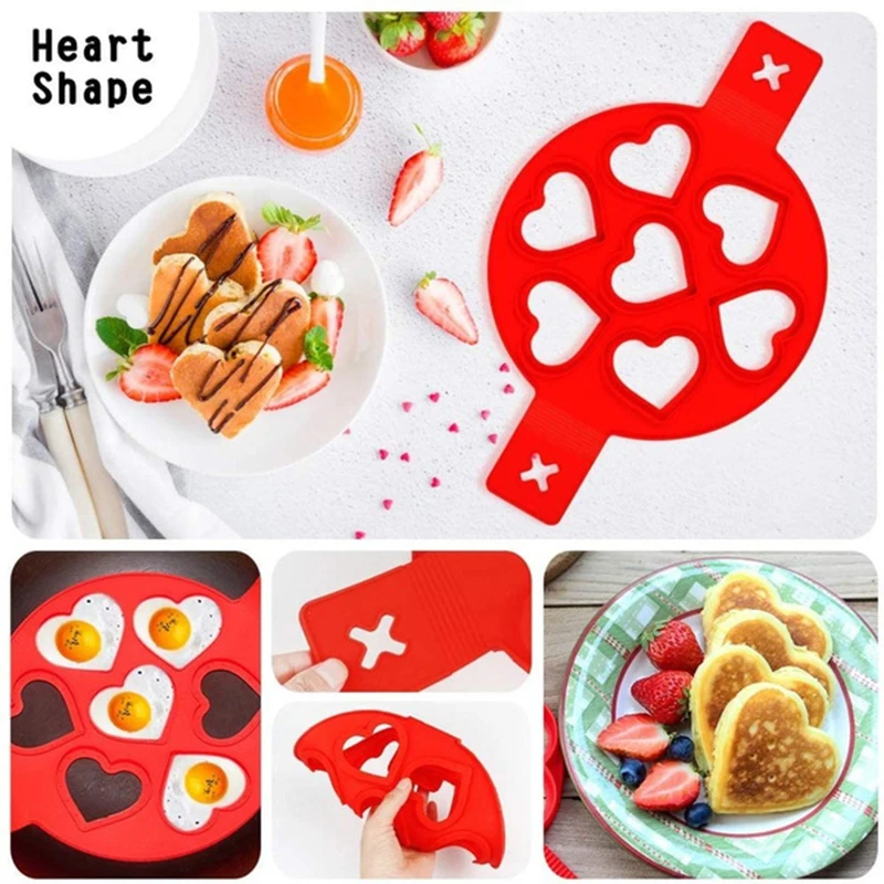 Силиконовая форма с 7 отверстиями для приготовления оладий выпечки тортов