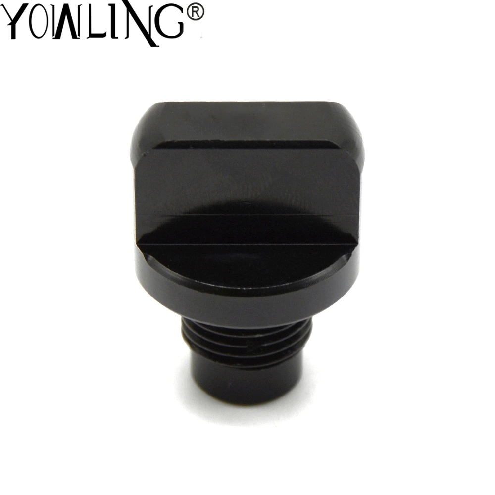 Аксессуары для мотоциклов с ЧПУ оранжевый алюминиевый двигатель Магнитная