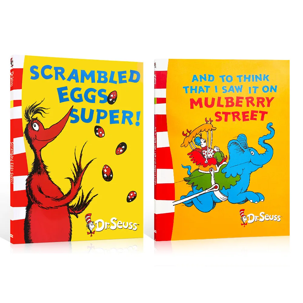 

SCRAMBLED THINK MULBERRY Picture SUPER Dr.Seuss SAW TO EGGS / IT AND 2 I Series THAT Books ON Story Books English Child STREET E