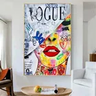 Модный стиль, современный стиль, граффити, уличная любовь, Настенная картина, современный Декор для дома