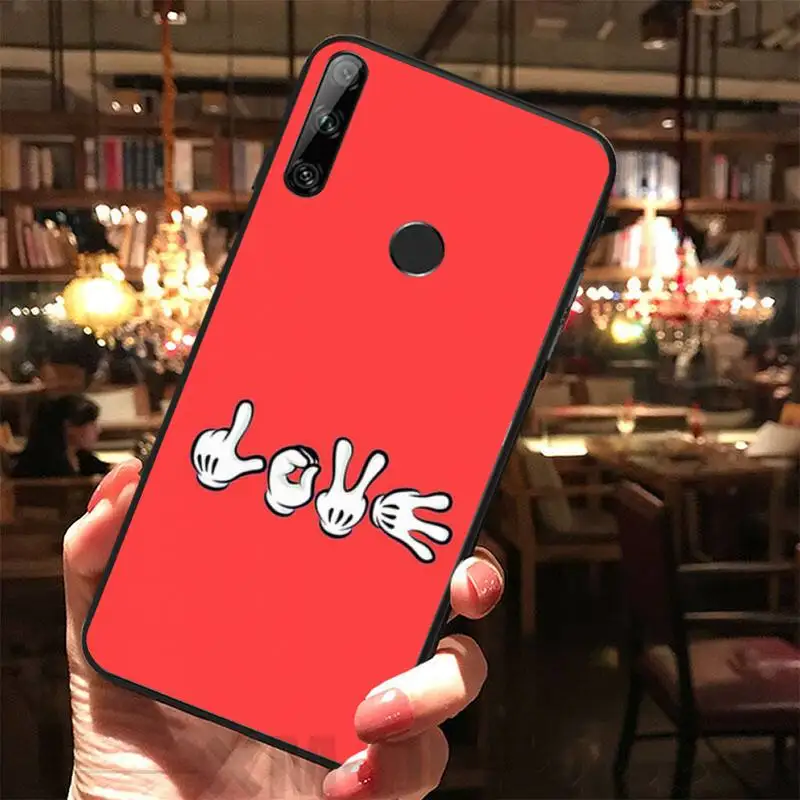 LJHYDFCNB Прохладный жест Bling симпатичный чехол для телефона Huawei Y5 Y6 Y7 Y9 Prime Pro II 2019