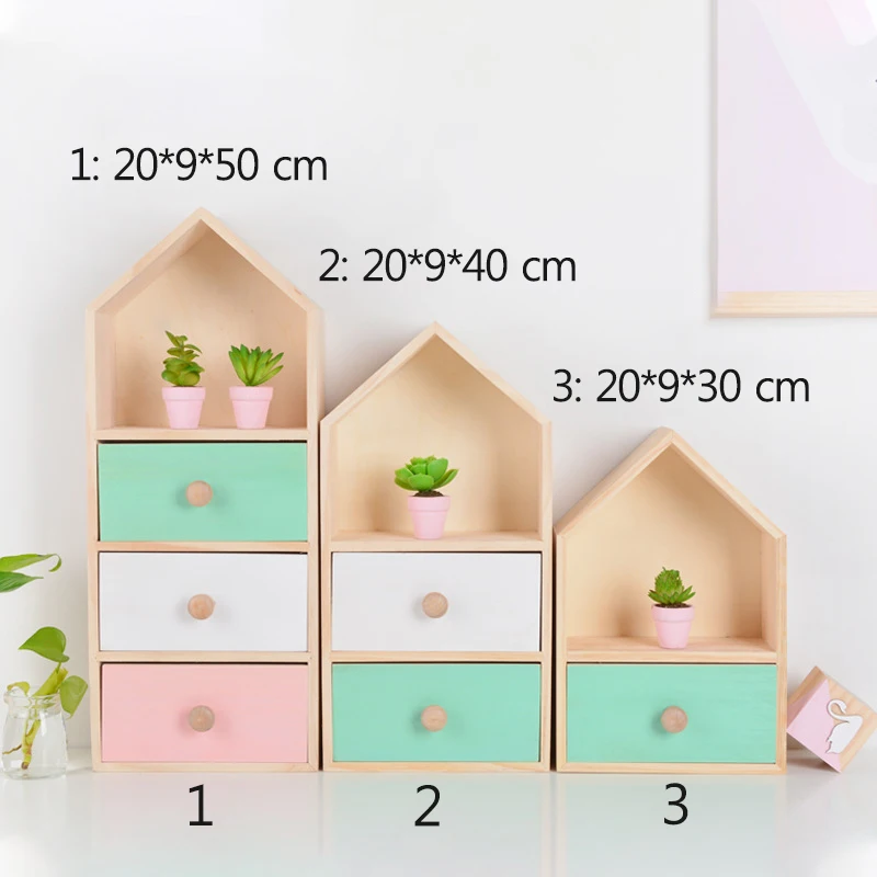 

Strongwell Nordic Solid Wood Multi-Layer Drawer Storage Box Bedside Corner Storage Cabinet Bedroom Simple Home Decoration Cute