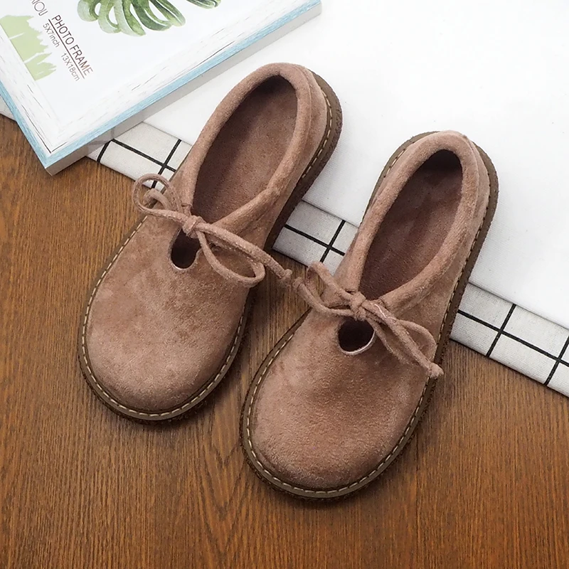 Ботильоны на шнуровке Mori в стиле ретро литературные полусапожки толстой подошве