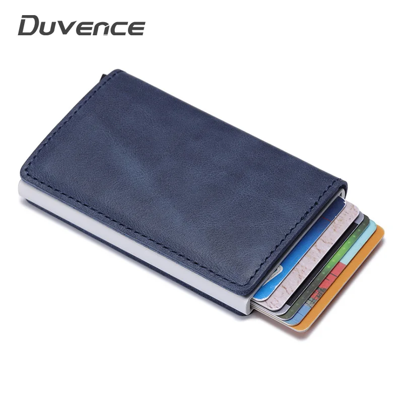 Мужской бумажник из натуральной кожи с отделением для кредитных карт визитница