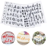 cookies letters embosser stamp cake sweet letters stamp decorating embossing diy party fondant cake alphabet cutter pastry tools