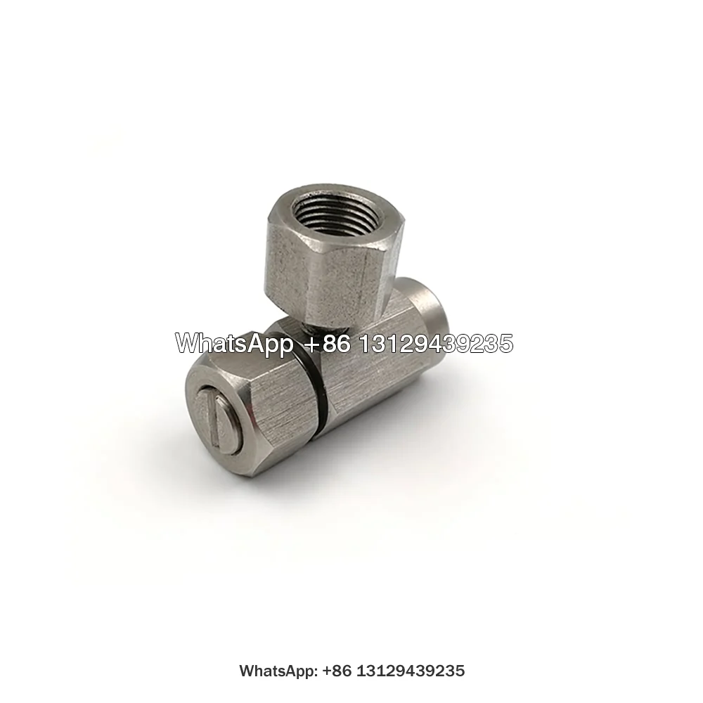 Форсунка атомизации мелкой туманообразной струи VVEA Mini Type Air Water Spray Fan-Shaped Two-Fluid.