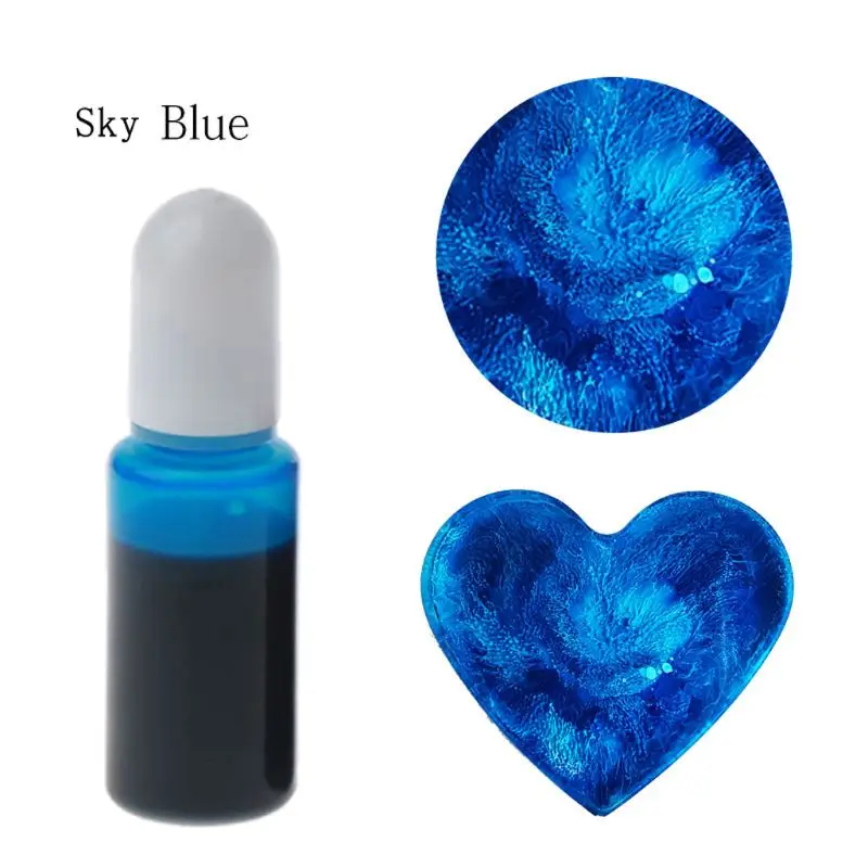 

13 Colors Alcohol-Based Drawing Inks Epoxy Resin Diffuse Liquid Pigment Crafts F3MD