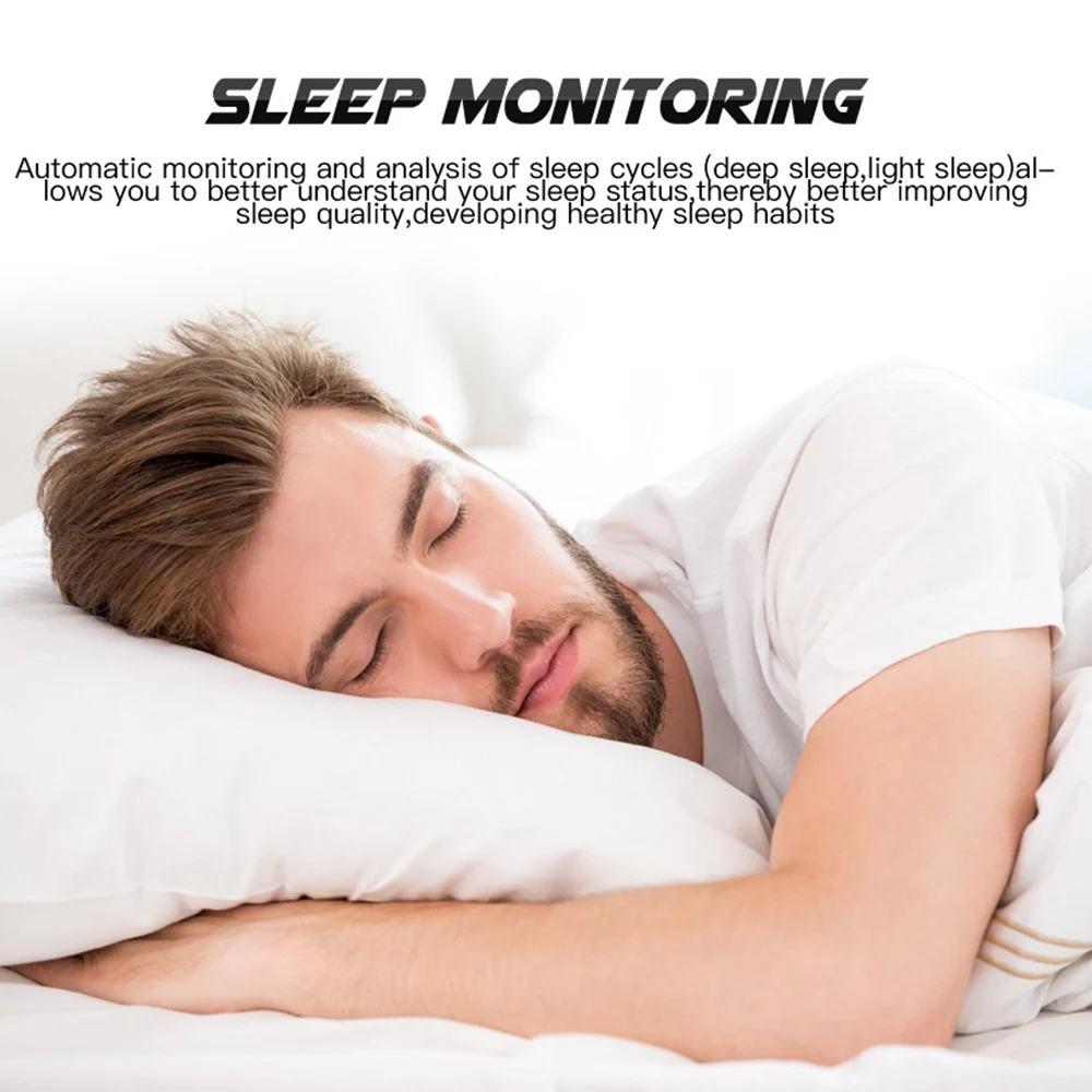 

ORDRO D13 Smart Watch 1.3in Step Counter Heart Rate Blood Pressure Exercise Sedentary Reminder Smartwatch Sport Fitness Bracelet