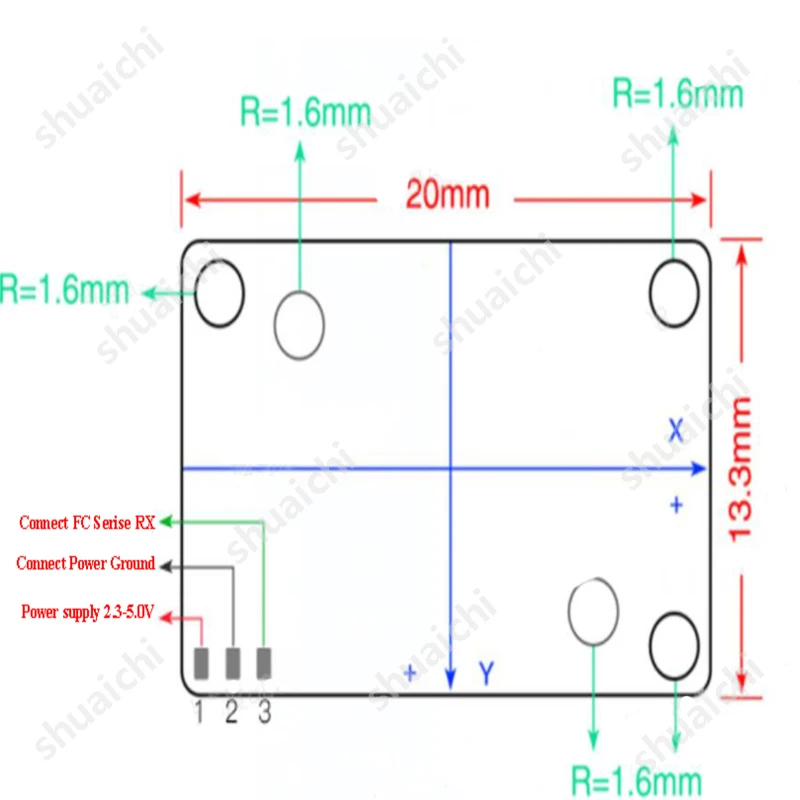 1 шт fpv радиоуправляемый дрон м