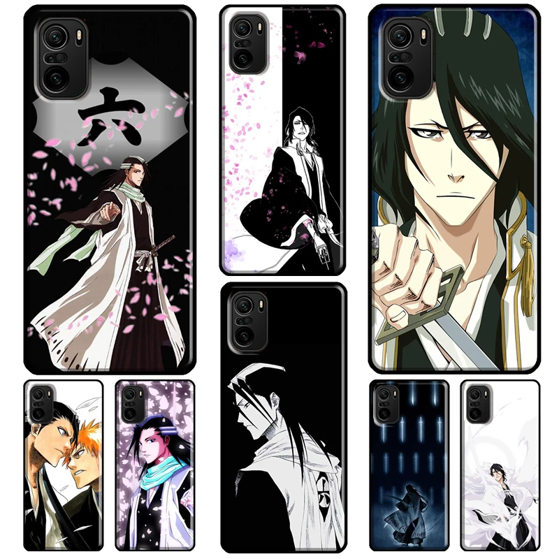 Чехол Byakuya Kuchiki BLEACH Anime для Redmi Note 11 Pro 9 7 8 9S 10S 11S 10, 9C 9A 9T.