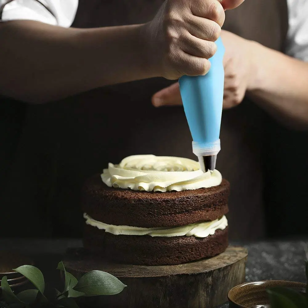 100 шт товары для украшения торта набор мешки замораживания и наконечники
