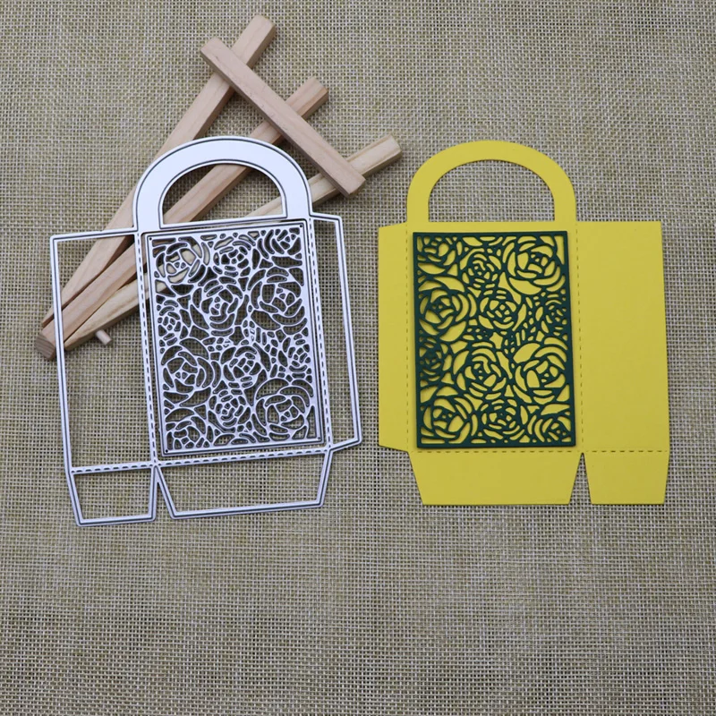 Металлические пресс-формы коробка конфет роза украшение Сделай Сам Скрапбукинг