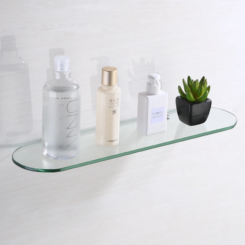 Аксессуары для ванной комнаты настенный подвесной стеллаж хранения стеклянная