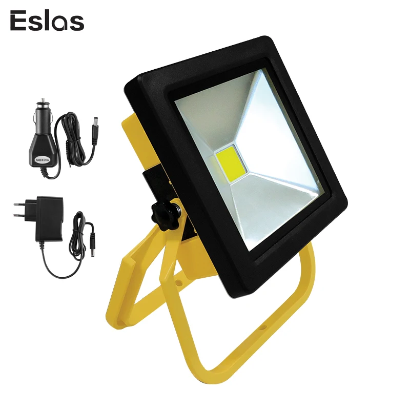 Eslas портативный светодиодный подзаряжаемый фонарь рабочий свет