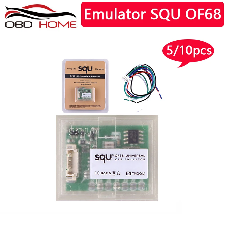 

5/10pcs SQU OF68 Universal Car Emulator MINI Parts Big Works IMMO Programs Seat OCCUPANCY SENSOR TACHO PROGRAMS for vw/bmw/opel