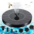 Водяной мини-фонтан на солнечной батарее, плавающий садовый водяной насос для сада, декора внутреннего дворика, плавающий распылитель для ванной с птицами