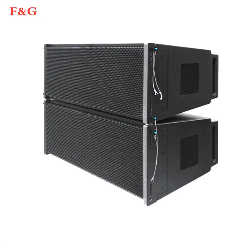 Dubbele 12 дюймов twee manier Professional audio Podium line массив luidsprekersysteem actieve luidspreker|Эффект