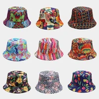 2022 new vintage bucket hat women panama summer sun hats for men reversible fisherman hat beach fishing sunscreen bob caps
