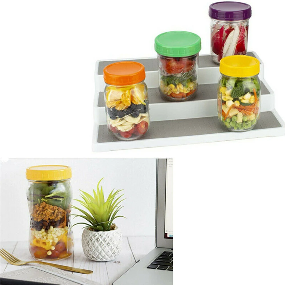 

12Pcs 86mm Colorful Home Storage Jar Cover Kitchen Food Storage Bottles Lids for Mason Jar High Quality