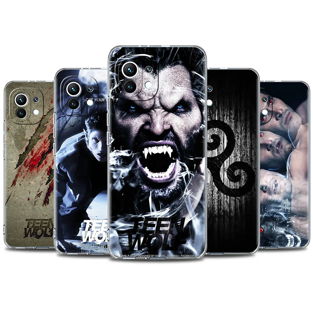 

TEEN WOLF Fashion Case for Xiaomi Mi 11 10 9T 9T CC9 Pro A2 10T Lite 5G Note 10 CC9E 10S Transparent Soft Cover Coque Capa