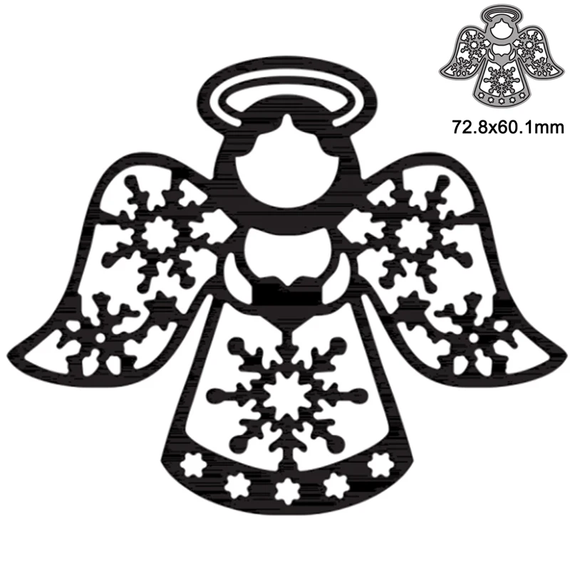 Металлическая высечка форма Ангел для скрапбукинга изготовление бумажных