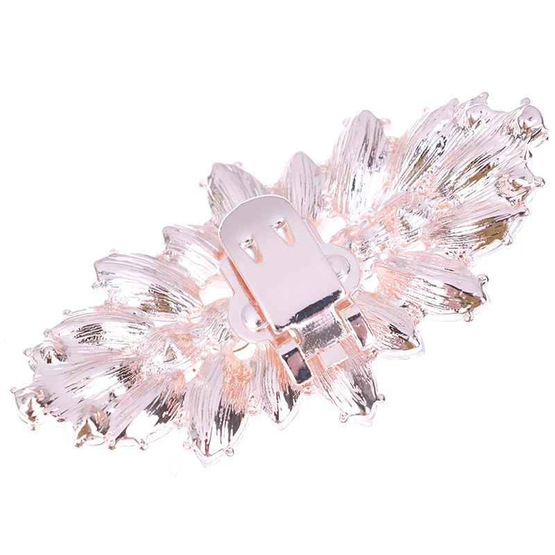 Элегантный Модный зажим для обуви украшение из горного хрусталя женская сумка на