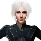 Женский синтетический парик для косплея, белый прямой аниме-парик для вечерние НКИ, костюма, Хэллоуина