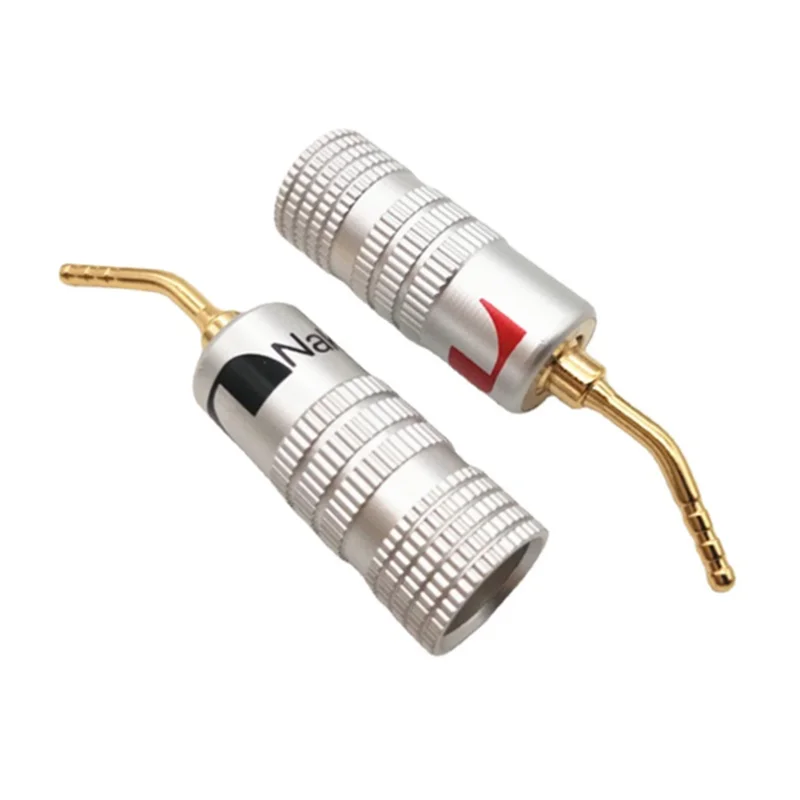 2/6/12 шт. 2 мм медный штекер Соединитель с позолоченным банановым штекером 4