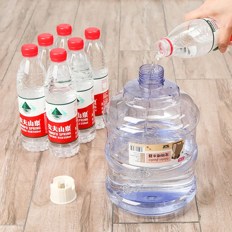 

3.8L Pet Food Storage Container Automatic Feeder Bowl Pet Cat Dog Food Water Feeder High-Capacity Eco-Friedly Waterer