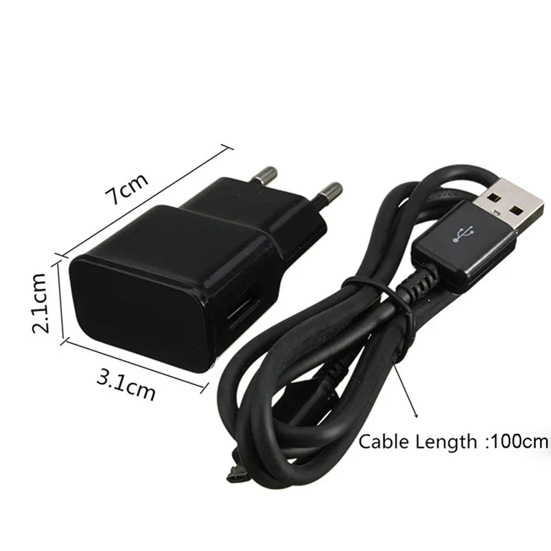 EU Plug Micro USB Cable Fast Charging Data Sync Phone Charger Cord For Samsung Galaxy S3 S4 S6 J5 Xiaomi Redmi Note 4 5 | Электроника