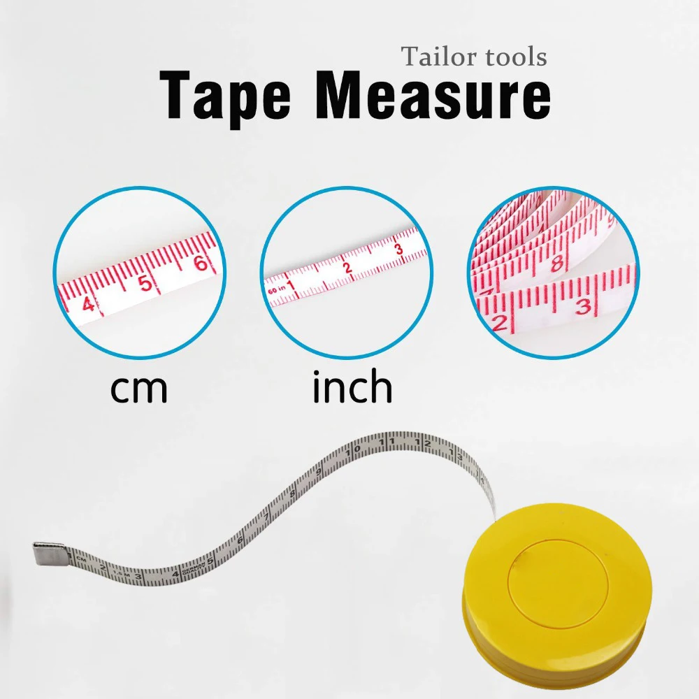 1 шт. измерительная лента для одежды 150 см/60 дюймов|Швейные инструменты и